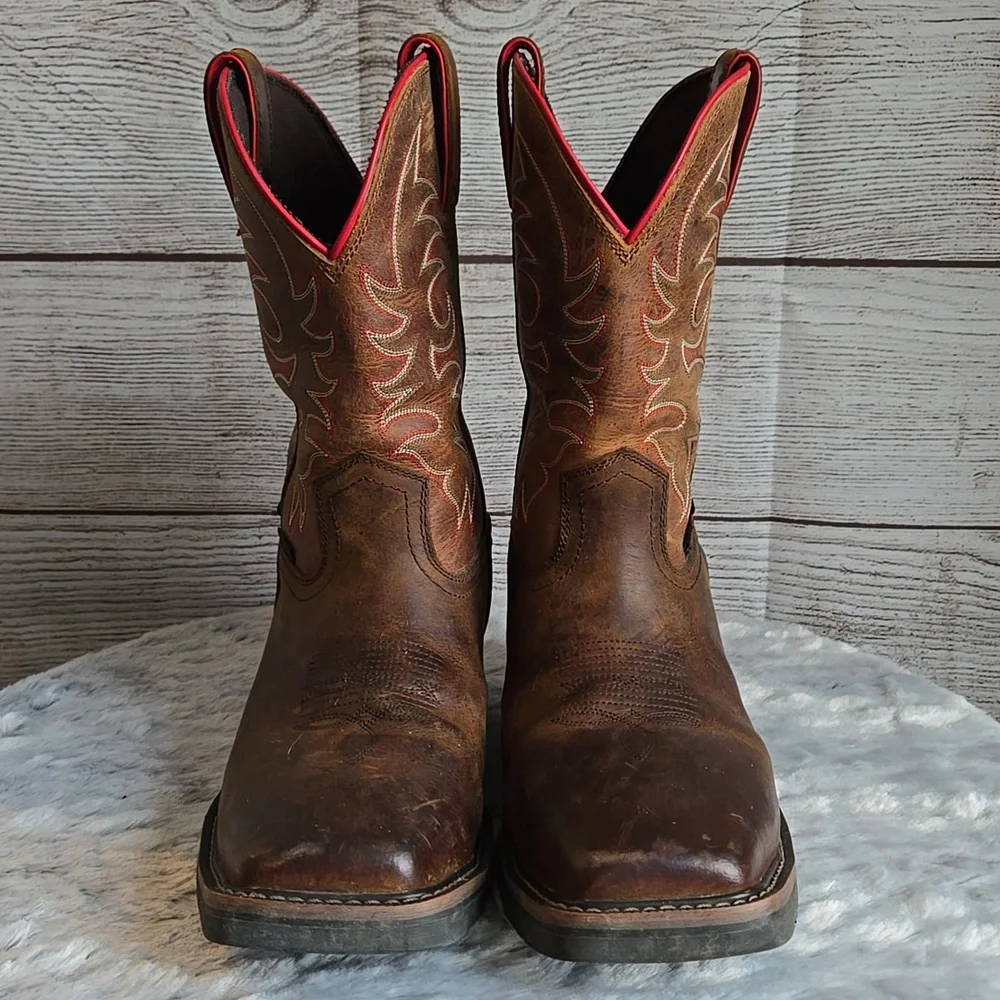 Justin Steeltoe Waterproof Boots, Mens Size 10.5EE